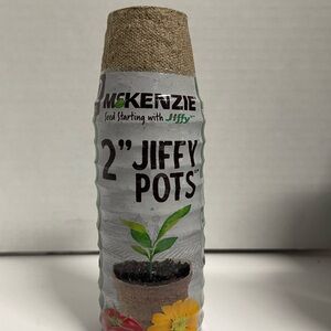kenzie Biodegradable Jiffy Pots - Natural Brown